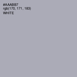 #AAABB7 - Spun Pearl Color Image